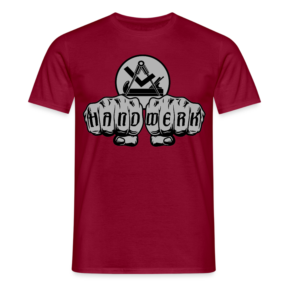 Unisex T-Shirt "Schreiner/Tischler" - Ziegelrot
