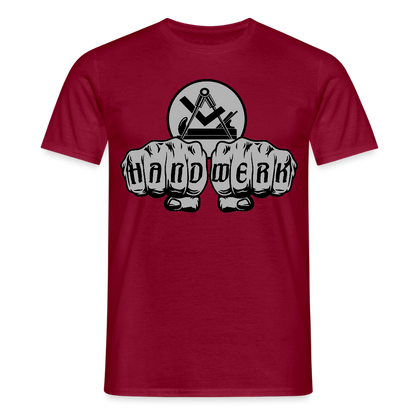 Unisex T-Shirt "Schreiner/Tischler" Ziegelrot Männer T-Shirt