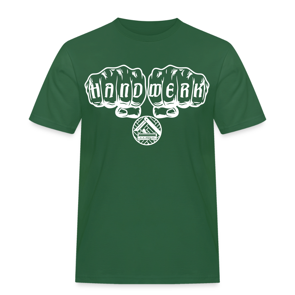 Männer Workwear T-Shirt "Parkettleger" Flaschengrün Männer Workwear T-Shirt