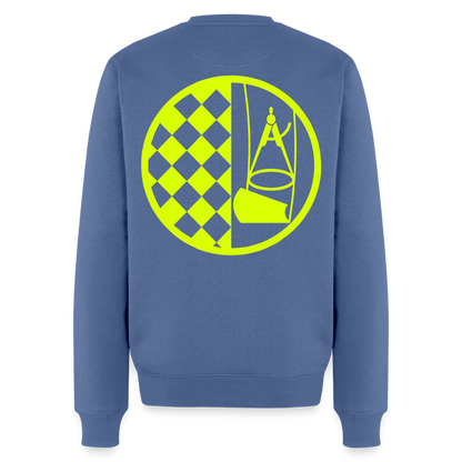 Unisex Premium Pullover "Bodenleger" neongelb Männer Premium Pullover