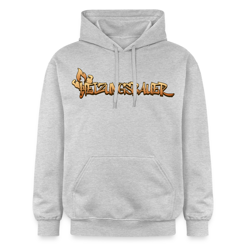 Gildan Unisex Softstyle® "Heizungsbauer" Hellgrau meliert Gildan Unisex Softstyle® Midweight Hoodie