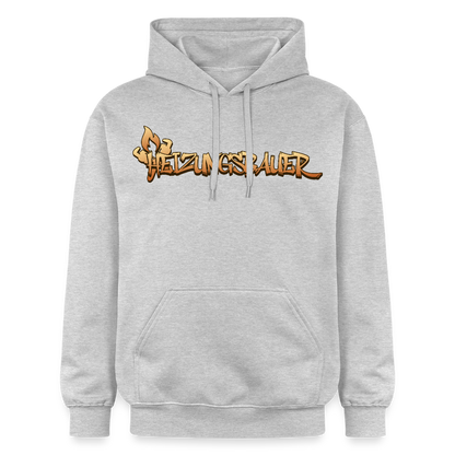 Gildan Unisex Softstyle® "Heizungsbauer" Hellgrau meliert Gildan Unisex Softstyle® Midweight Hoodie