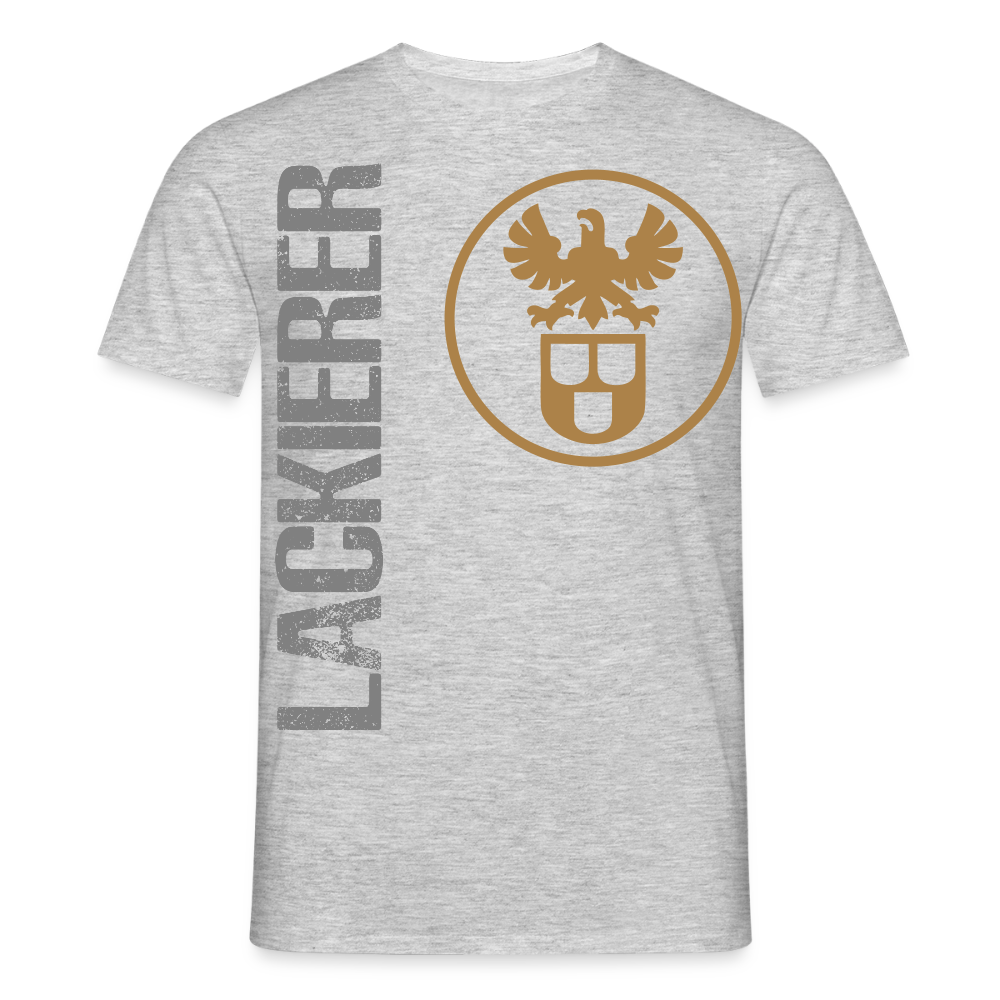 Unisex T-Shirt "Lackierer" Grau meliert Männer T-Shirt