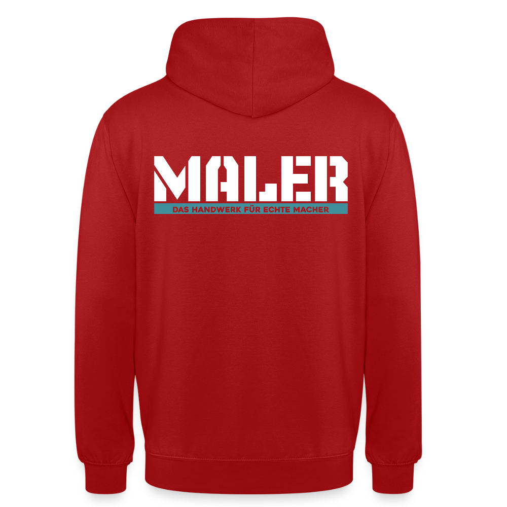 Unisex Hoodie HW-300 | MACHER "Maler" Rot Unisex Hoodie {{ color }}