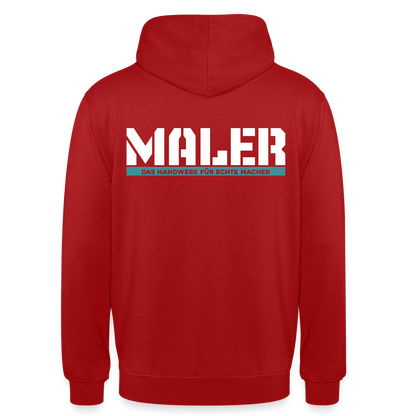 Unisex Hoodie HW-300 | MACHER "Maler" Rot Unisex Hoodie {{ color }}