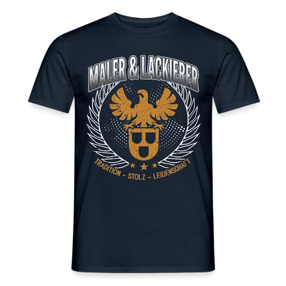 Männer T-Shirt von Spreadconnect mit Tradition-Design, unisex, aus Baumwolle, mit Druckmotiv für Maler und Lackierer.