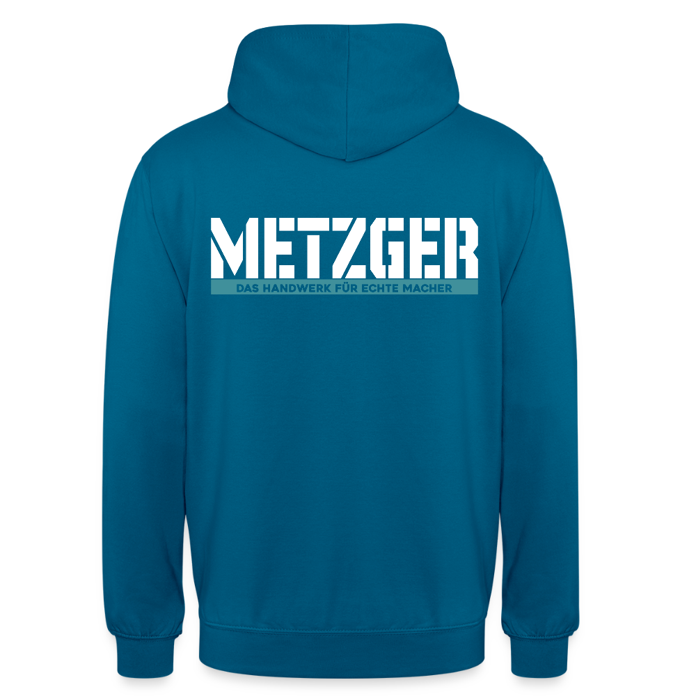 Unisex Hoodie HW-300 | MACHER "Metzger" Tiefseeblau Unisex Hoodie {{ color }}