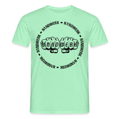Unisex T-Shirt "Handwerk-Handwerk" Mintgrün Männer T-Shirt