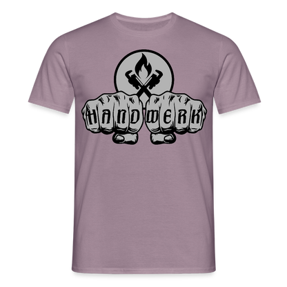 Unisex T-Shirt "Heizungsbauer" Lilagrau Männer T-Shirt