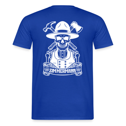 Unisex Handwerker T-Shirt von Spreadconnect mit Skull & Zunft Design, beidseitig bedruckt, aus weichem Baumwollstoff.