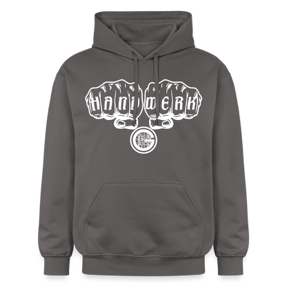 Gildan Unisex Softstyle® "Gerüstbauer" Dunkelgrau Gildan Unisex Softstyle® Midweight Hoodie