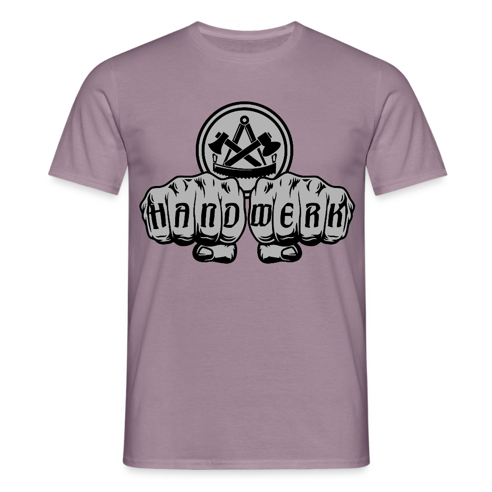 Unisex T-Shirt "Zimmermann" Lilagrau Männer T-Shirt