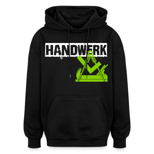 Oversized Unisex Hoodie "Schreiner/Tischler" Schwarz Oversized Unisex Hoodie