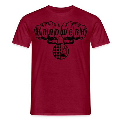 Unisex T-Shirt "Bodenleger" Ziegelrot Männer T-Shirt