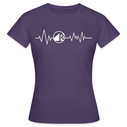Frauen T-Shirt "Raumausstatter" Dunkellila Frauen T-Shirt