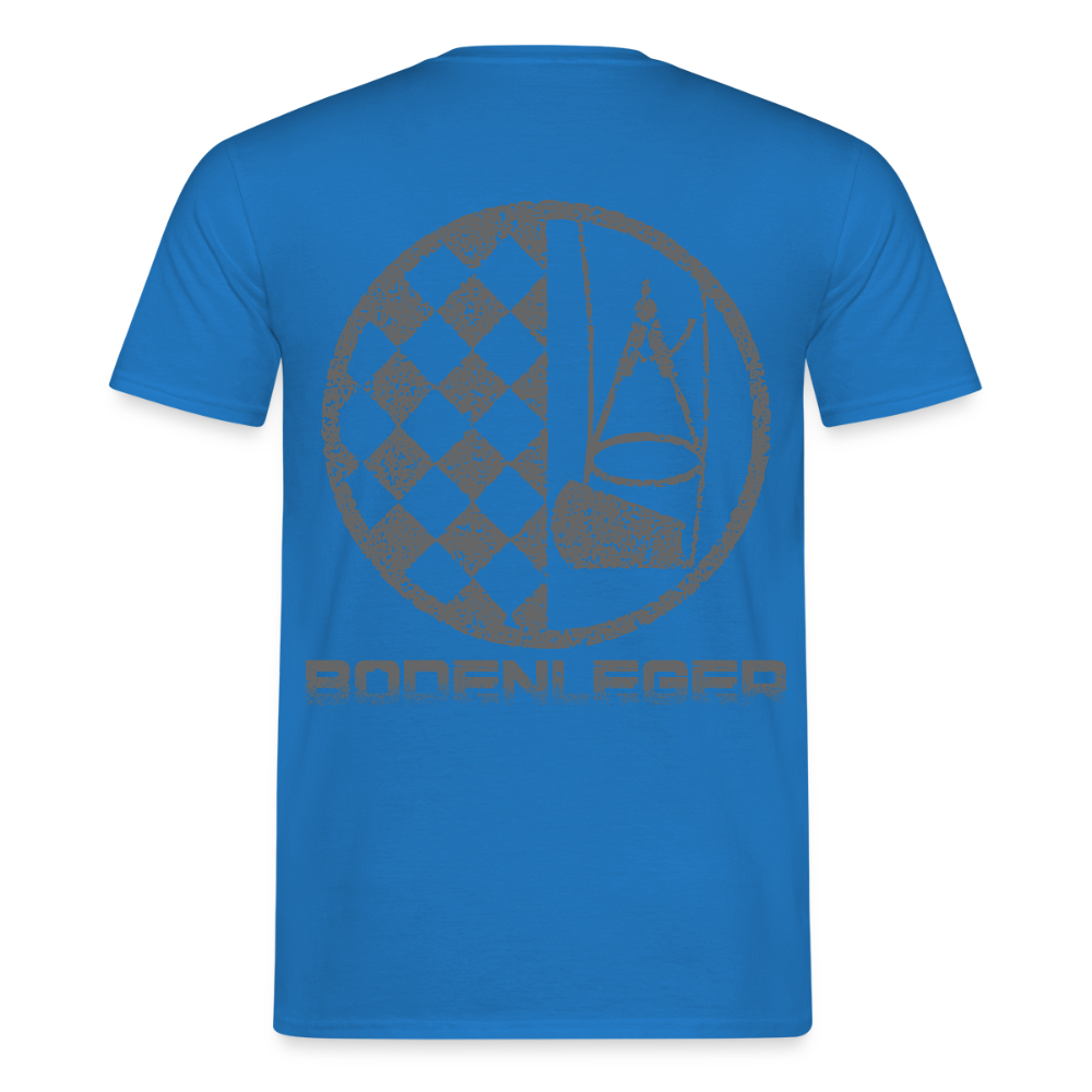 Unisex T-Shirt "Bodenleger" Royalblau Männer T-Shirt