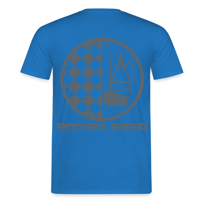 Unisex T-Shirt "Bodenleger" Royalblau Männer T-Shirt