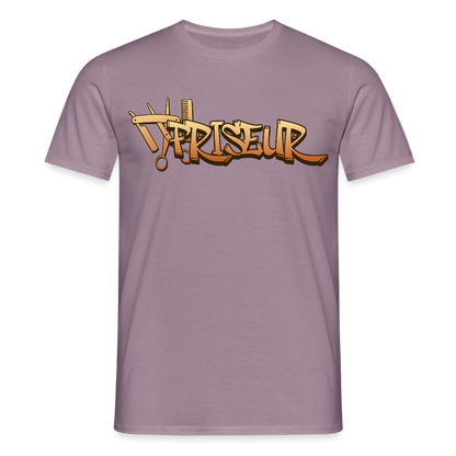 Unisex T-Shirt "Friseur" Lilagrau Männer T-Shirt