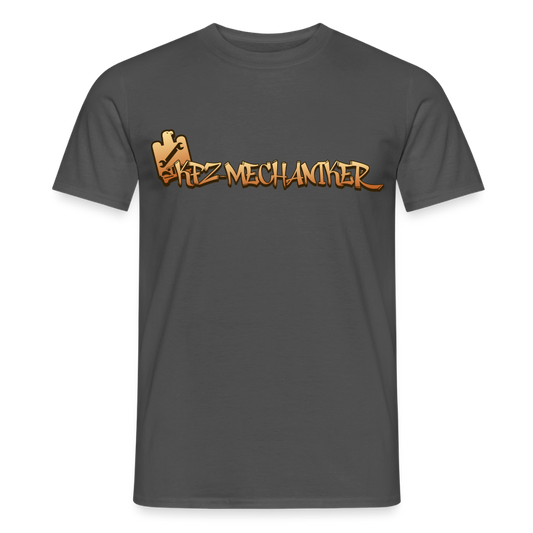 Unisex KFZ-Mechaniker T-Shirt von Spreadconnect, Männer T-Shirt mit Street-Design, weiße Baumwollbekleidung, frontale Druckgrafik
