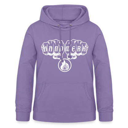 Frauen Hoodie "Klimatechniker" Lavendel Frauen Hoodie