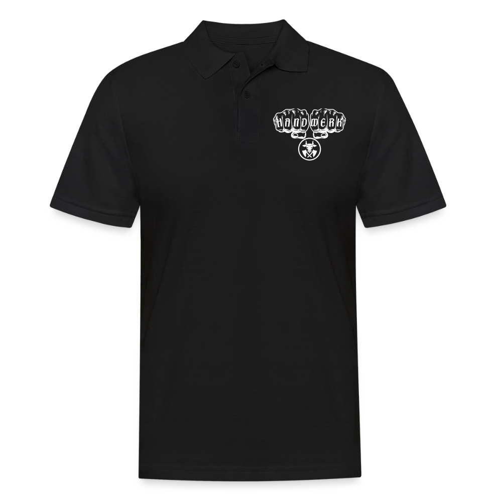 Männer Poloshirt "Metzger" Schwarz Männer Poloshirt