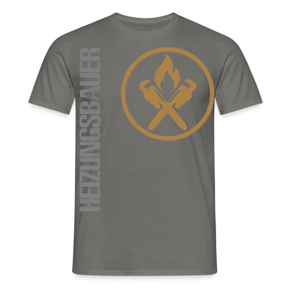 Unisex T-Shirt "Heizungsbauer" Graphit Männer T-Shirt