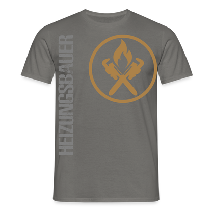 Unisex T-Shirt "Heizungsbauer" Graphit Männer T-Shirt