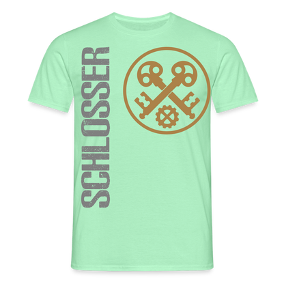 Unisex T-Shirt "Schlosser" Mintgrün Männer T-Shirt