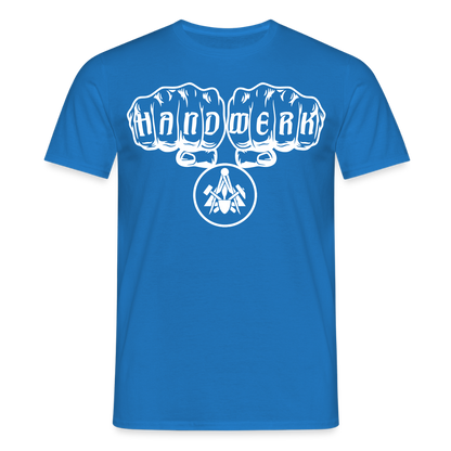 Unisex T-Shirt "Maurer" Royalblau Männer T-Shirt
