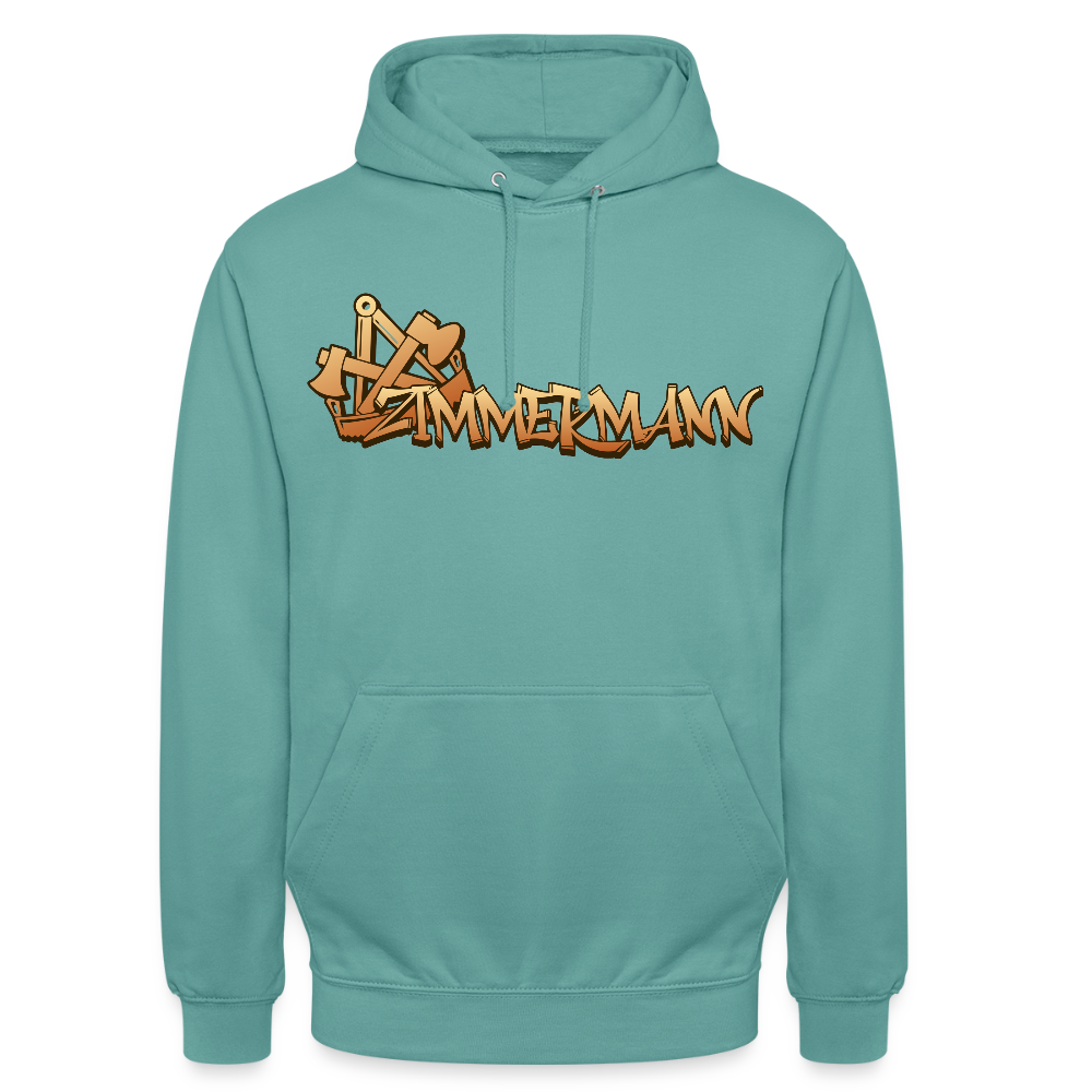 Unisex Hoodie "Zimmermann" Pastelltürkis Unisex Hoodie