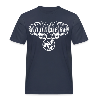 Männer Workwear T-Shirt "Elektriker" Navy Männer Workwear T-Shirt