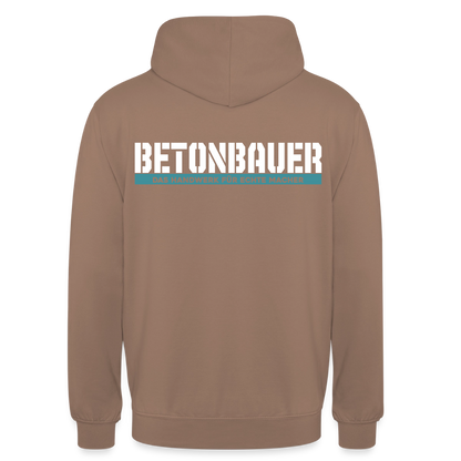 Unisex Hoodie HW-300 | MACHER "Betonbauer" Mokka Unisex Hoodie {{ color }}