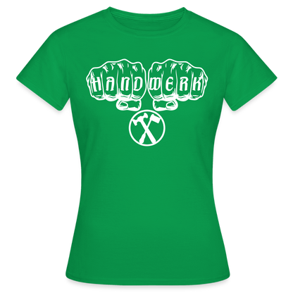 Frauen T-Shirt "Installateur" Kelly Green Frauen T-Shirt