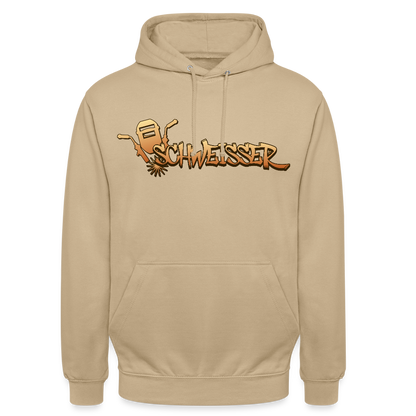 Unisex Hoodie "Schweisser" Beige Unisex Hoodie