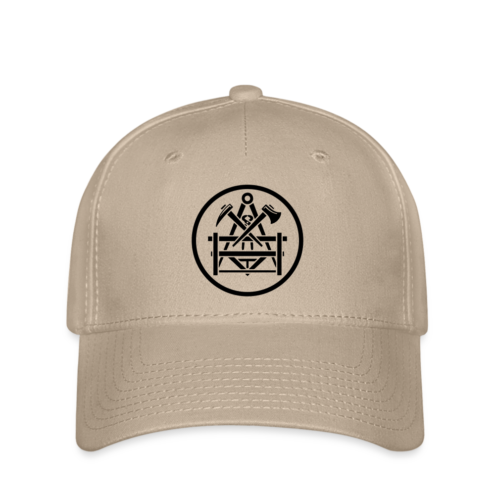 Flexfit Cap "Betonbauer" Khaki Flexfit Cap