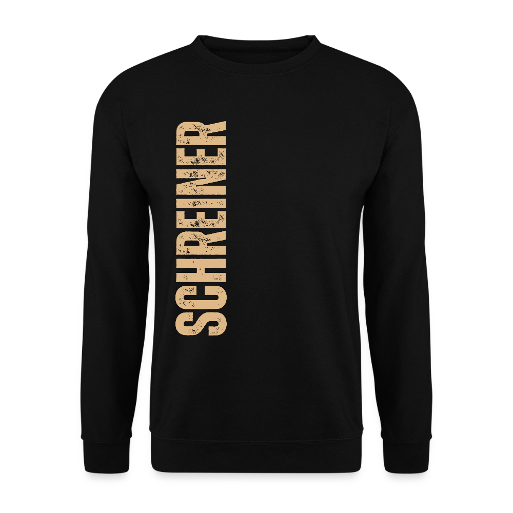 Unisex Pullover "Schreiner" Schwarz Unisex Pullover