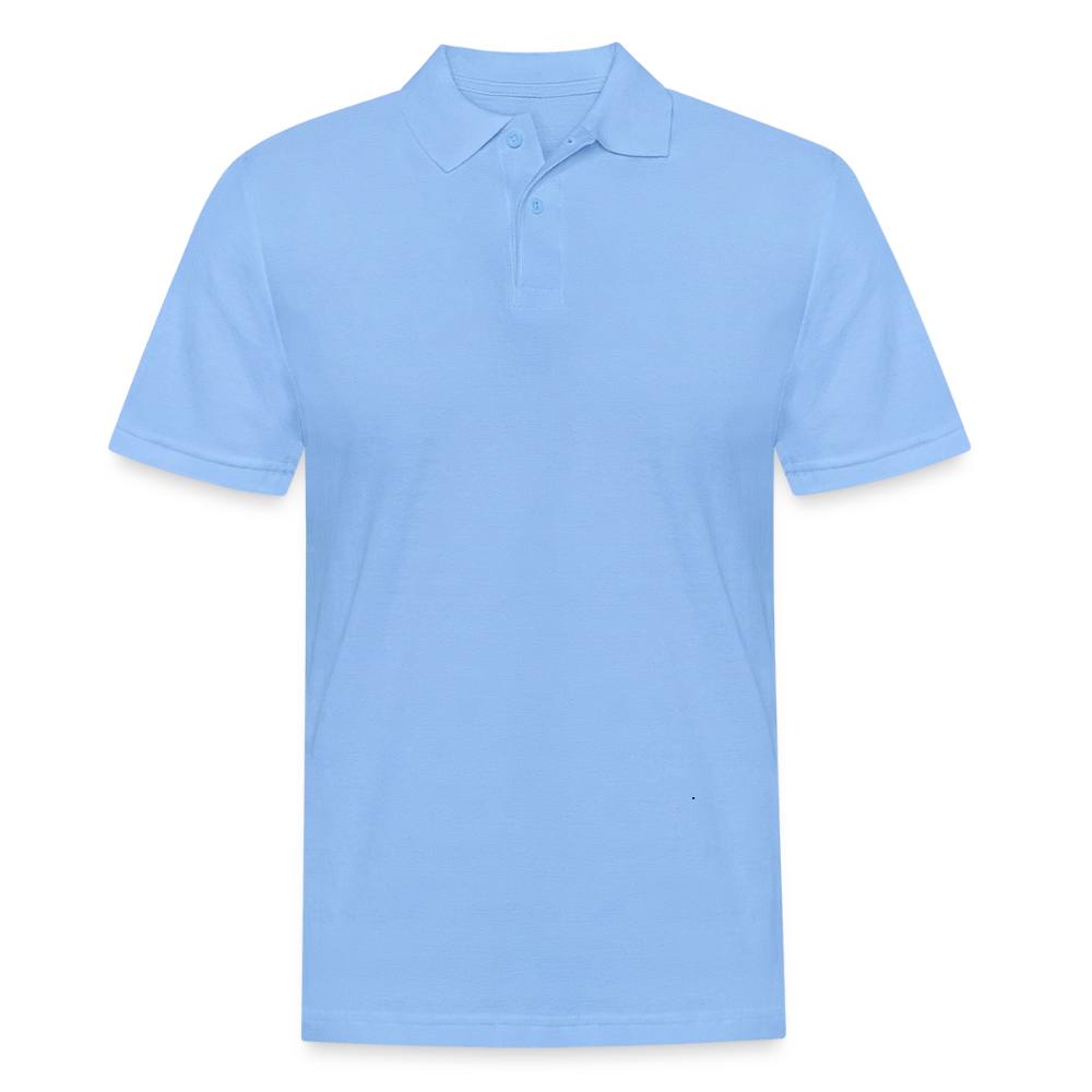 Unisex Polo-Shirt personalisierbar Himmelblau Männer Poloshirt {{ color }}