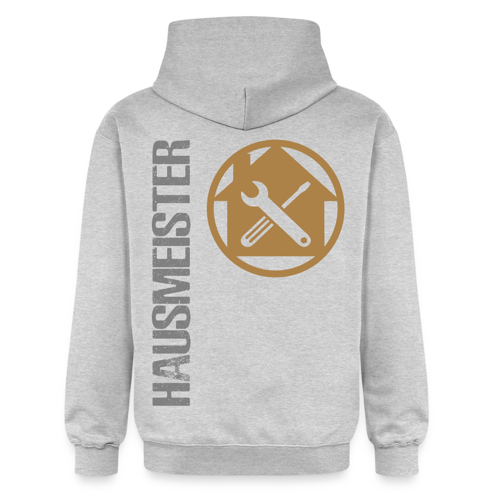 Gildan Unisex Softstyle® "Hausmeister" Hellgrau meliert Gildan Unisex Softstyle® Midweight Hoodie
