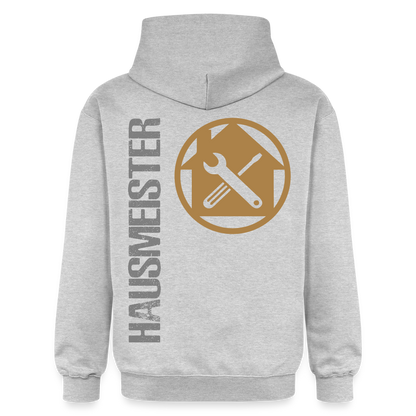 Gildan Unisex Softstyle® "Hausmeister" Hellgrau meliert Gildan Unisex Softstyle® Midweight Hoodie