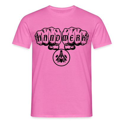 Unisex T-Shirt "Maurer" Pink Männer T-Shirt