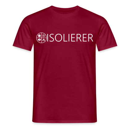 Unisex T-Shirt "Isolierer" Ziegelrot Männer T-Shirt