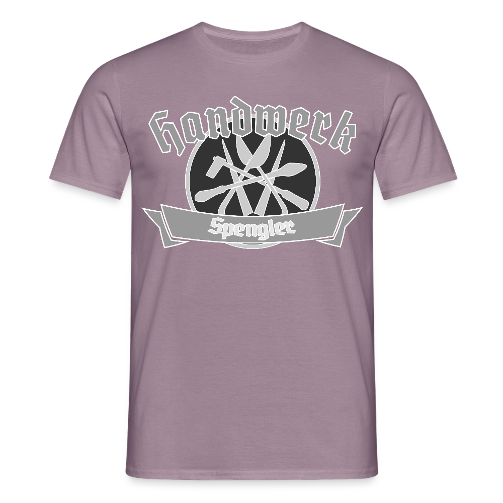 Unisex T-Shirt "Spengler" Lilagrau Männer T-Shirt