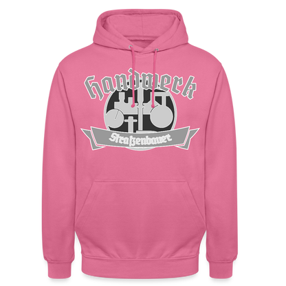 Unisex Hoodie "Strassenbauer" Pink Unisex Hoodie