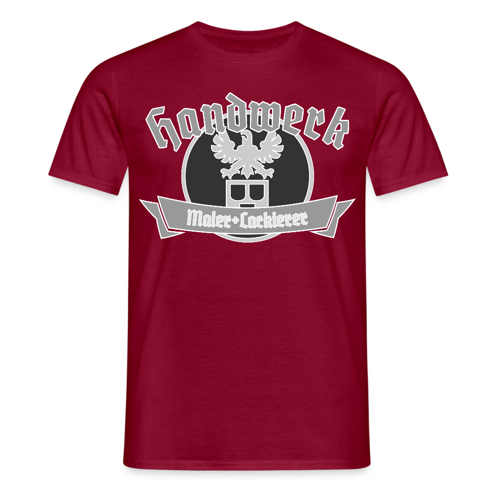 Unisex T-Shirt "Maler/Lackierer" Ziegelrot Männer T-Shirt