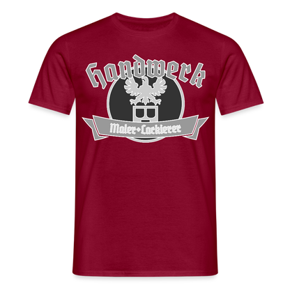 Unisex T-Shirt "Maler/Lackierer" Ziegelrot Männer T-Shirt