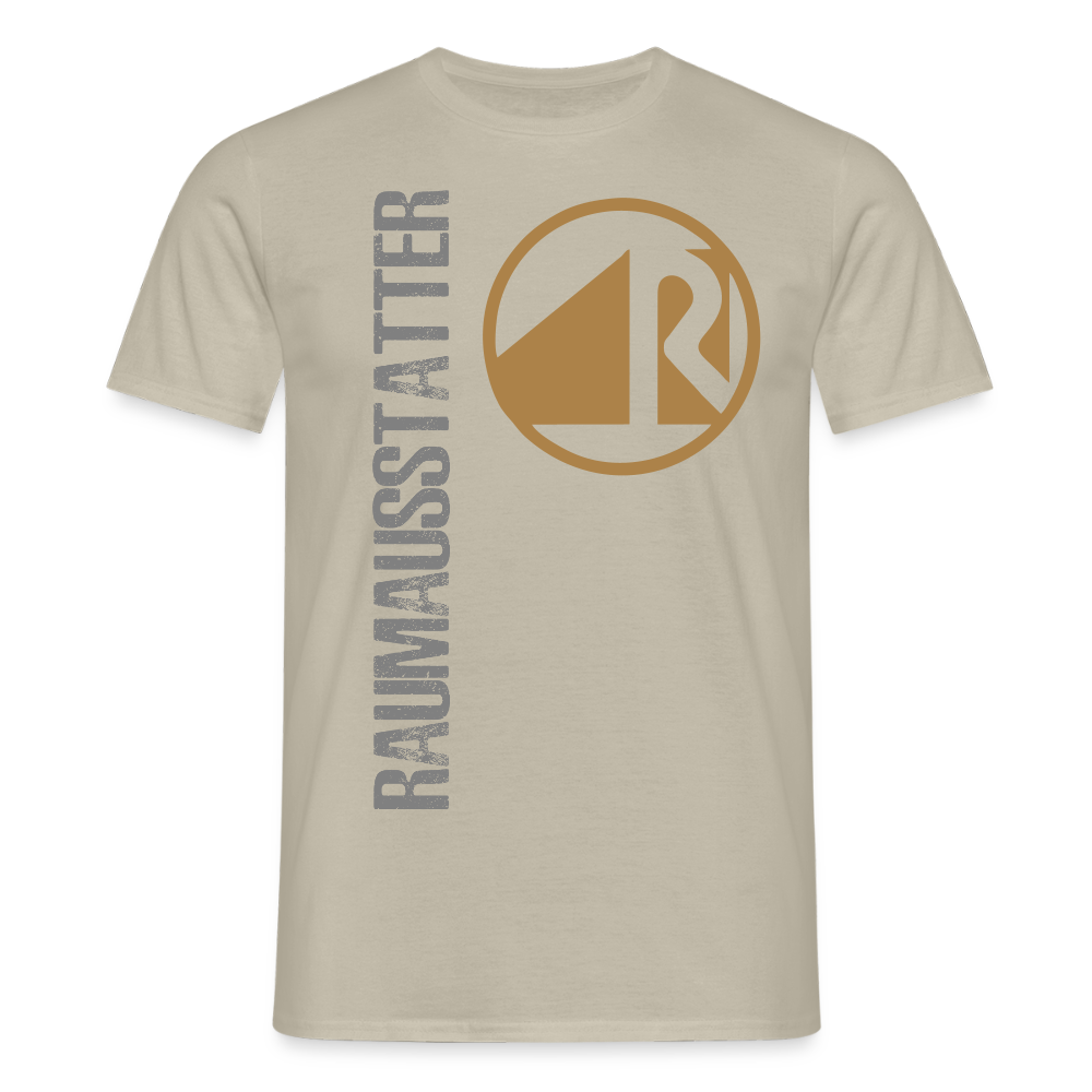 Männer T-Shirt "Raumausstatter" Sandbeige Männer T-Shirt