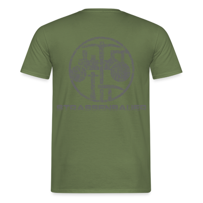 Unisex T-Shirt "Strassenbauer" Militärgrün Männer T-Shirt