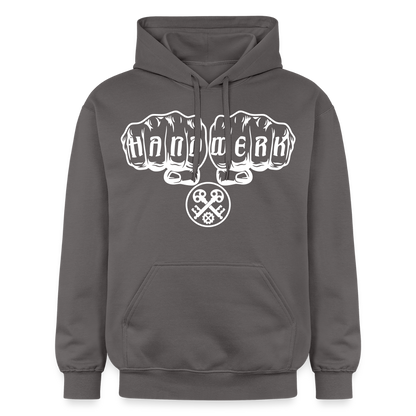Gildan Unisex Softstyle® "Schlosser" Dunkelgrau Gildan Unisex Softstyle® Midweight Hoodie