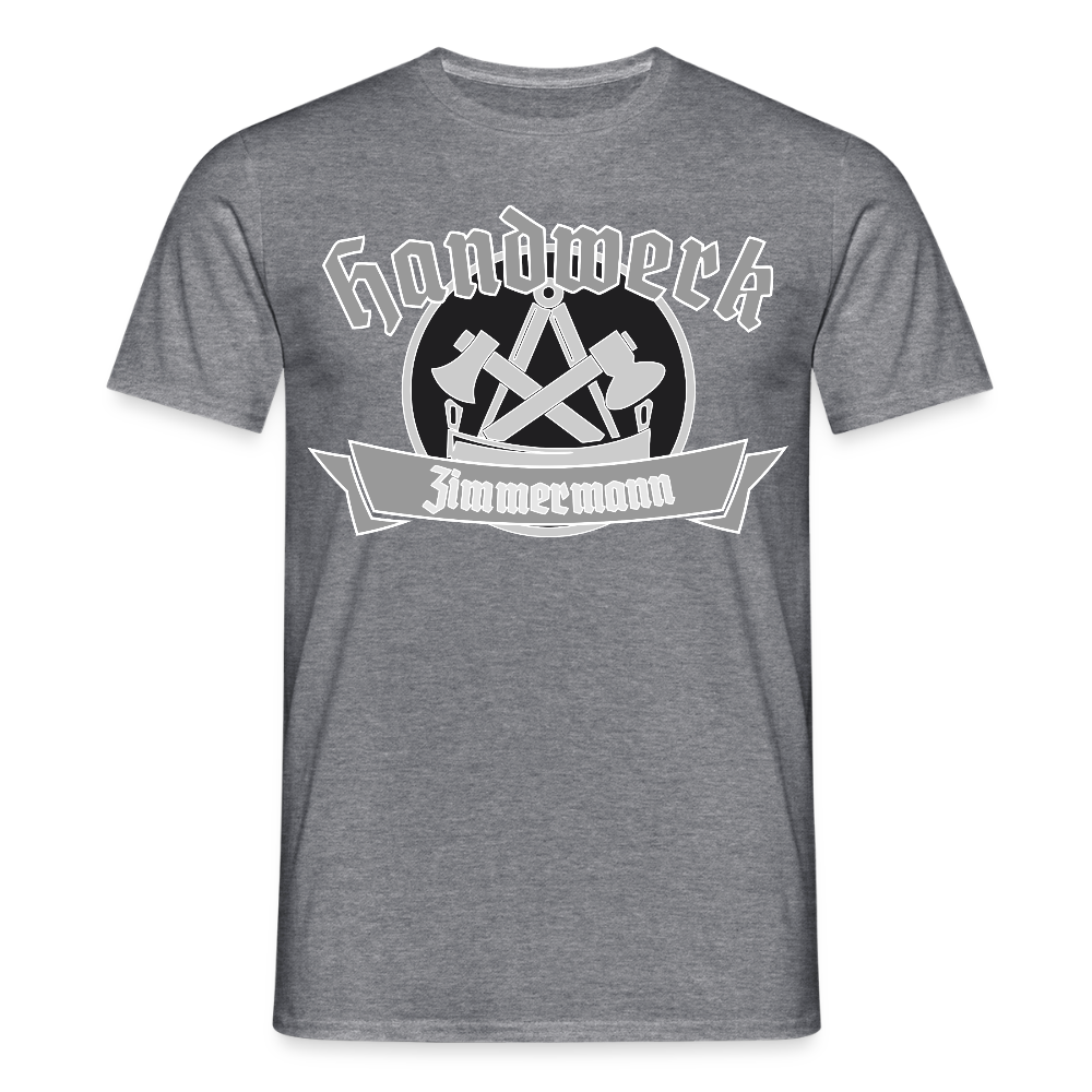 Unisex T-Shirt "Zimmermann" Graphit meliert Männer T-Shirt