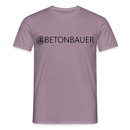 Unisex T-Shirt "Betonbauer" - Lilagrau 